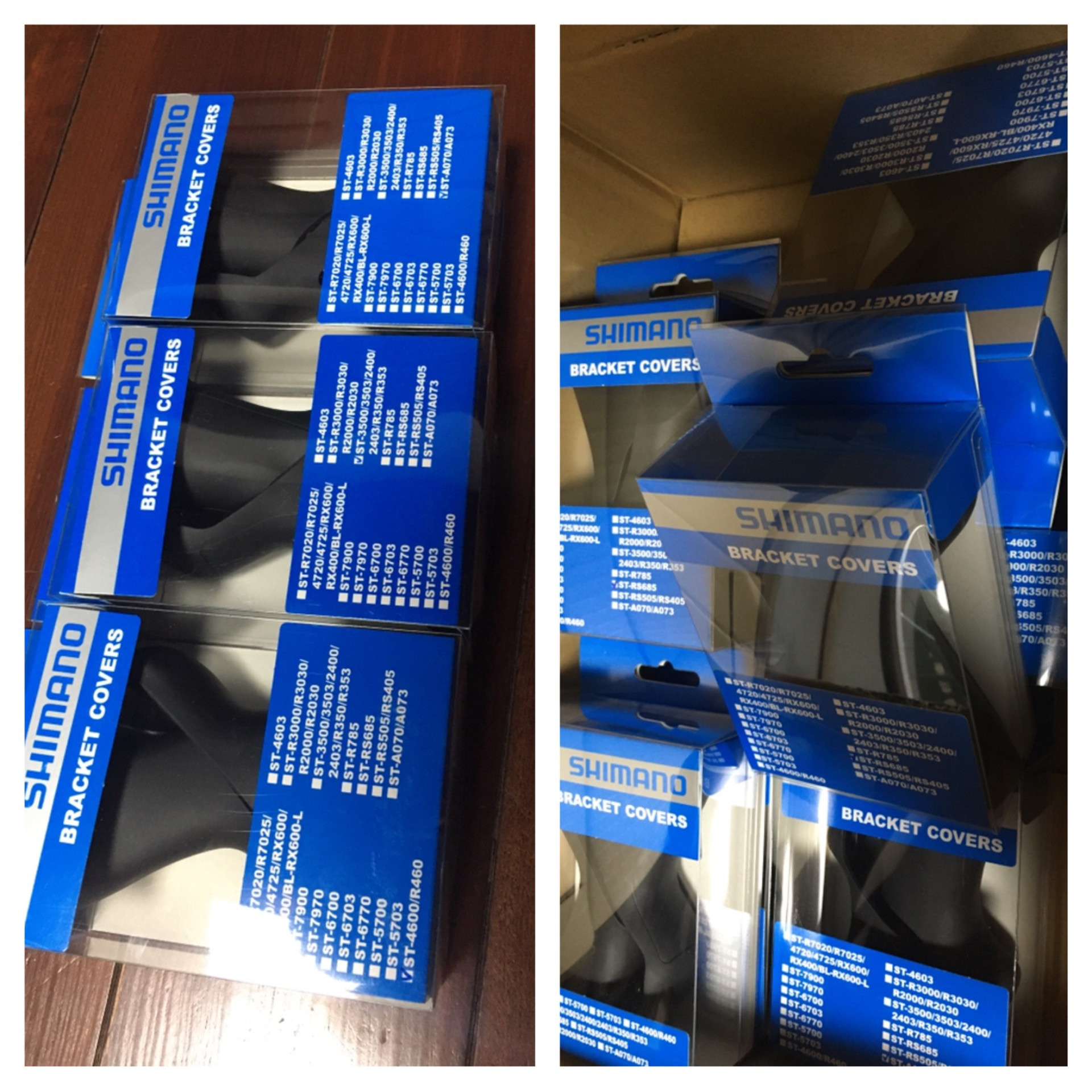 ロードバイク用ブラケットカバー大量入荷！