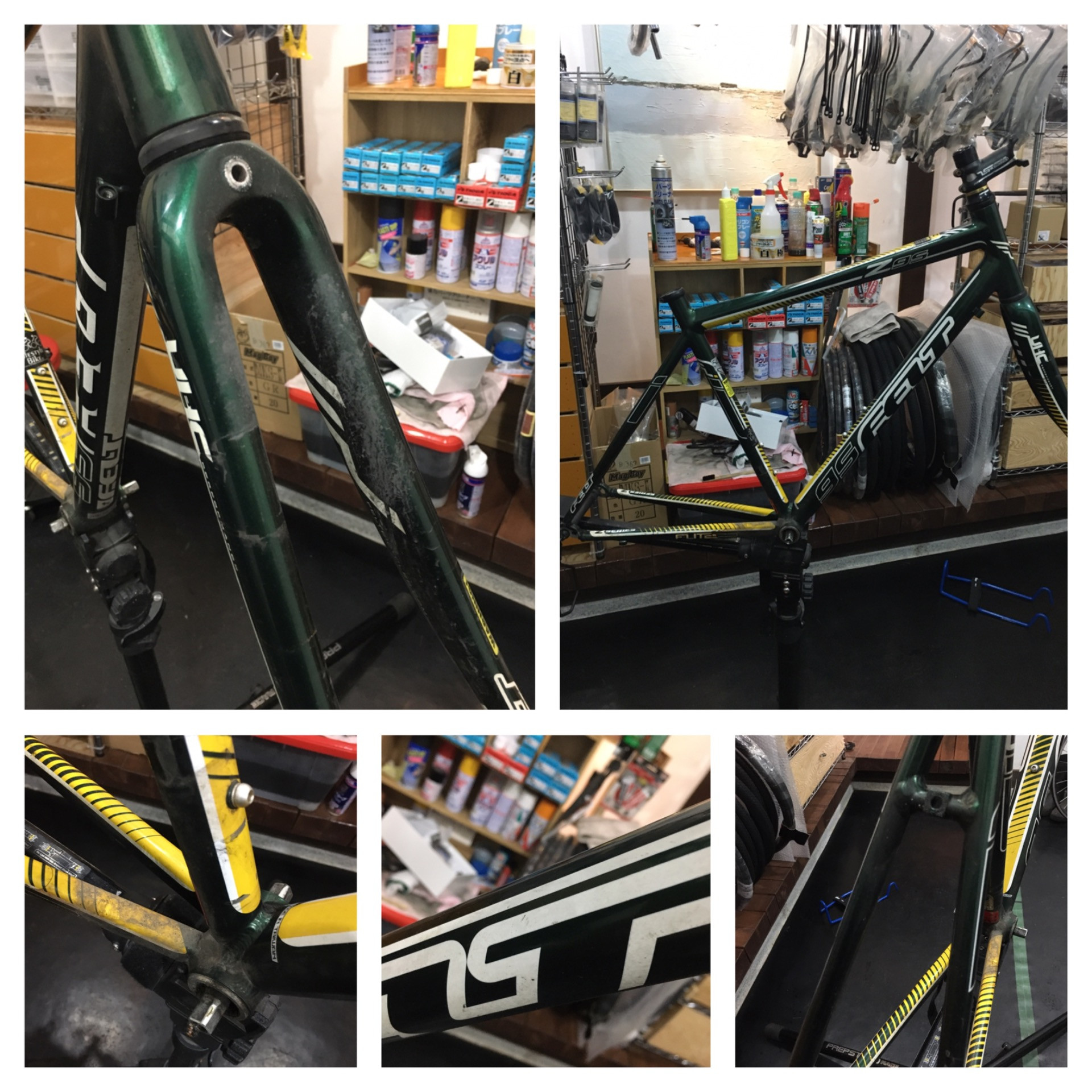 京都観光で大活躍！サイクルケアのレンタサイクルの整備中！