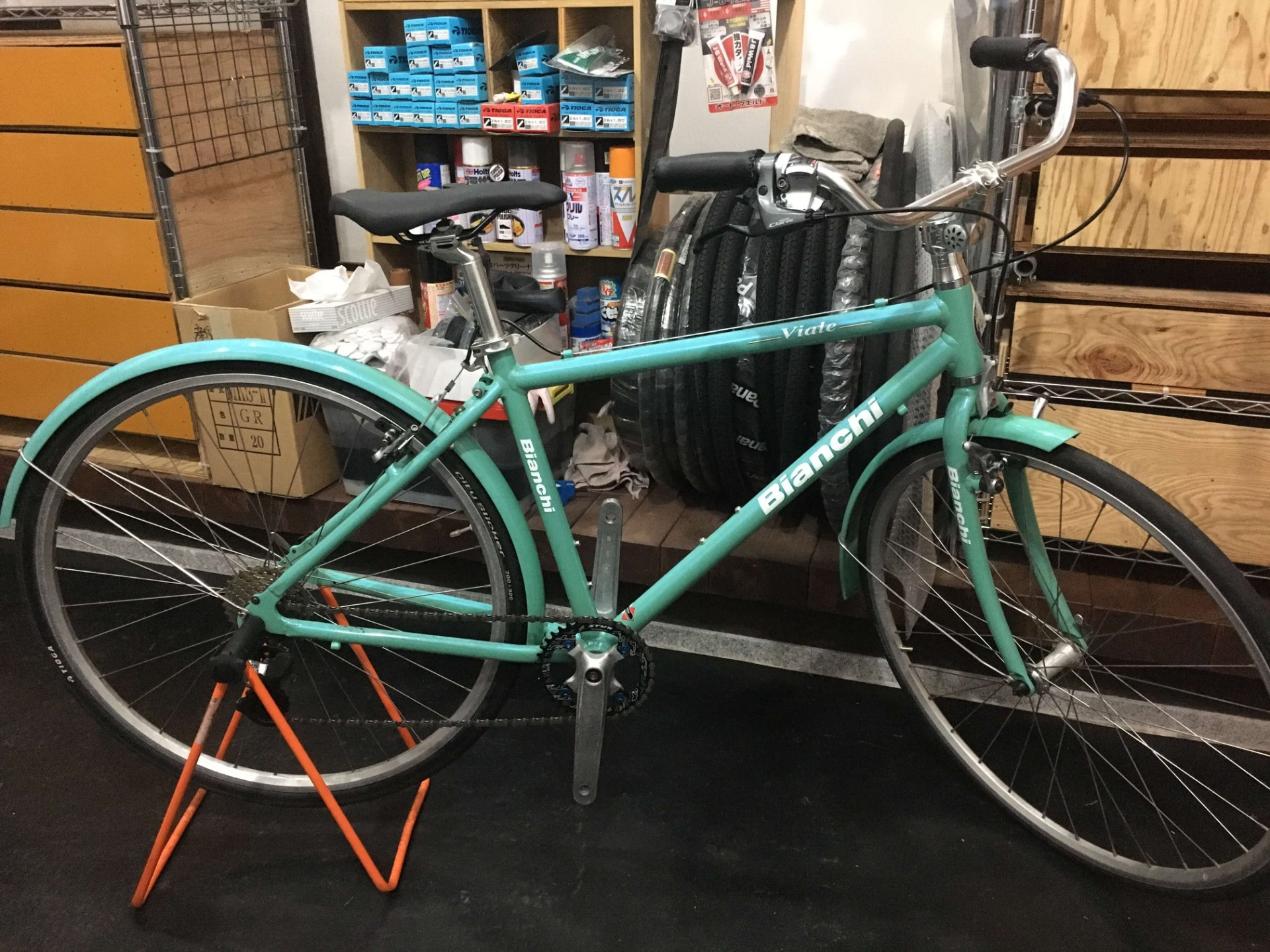 カンチブレーキのアウター受けについて気づいたこと【京都　自転車　サイクルケア】