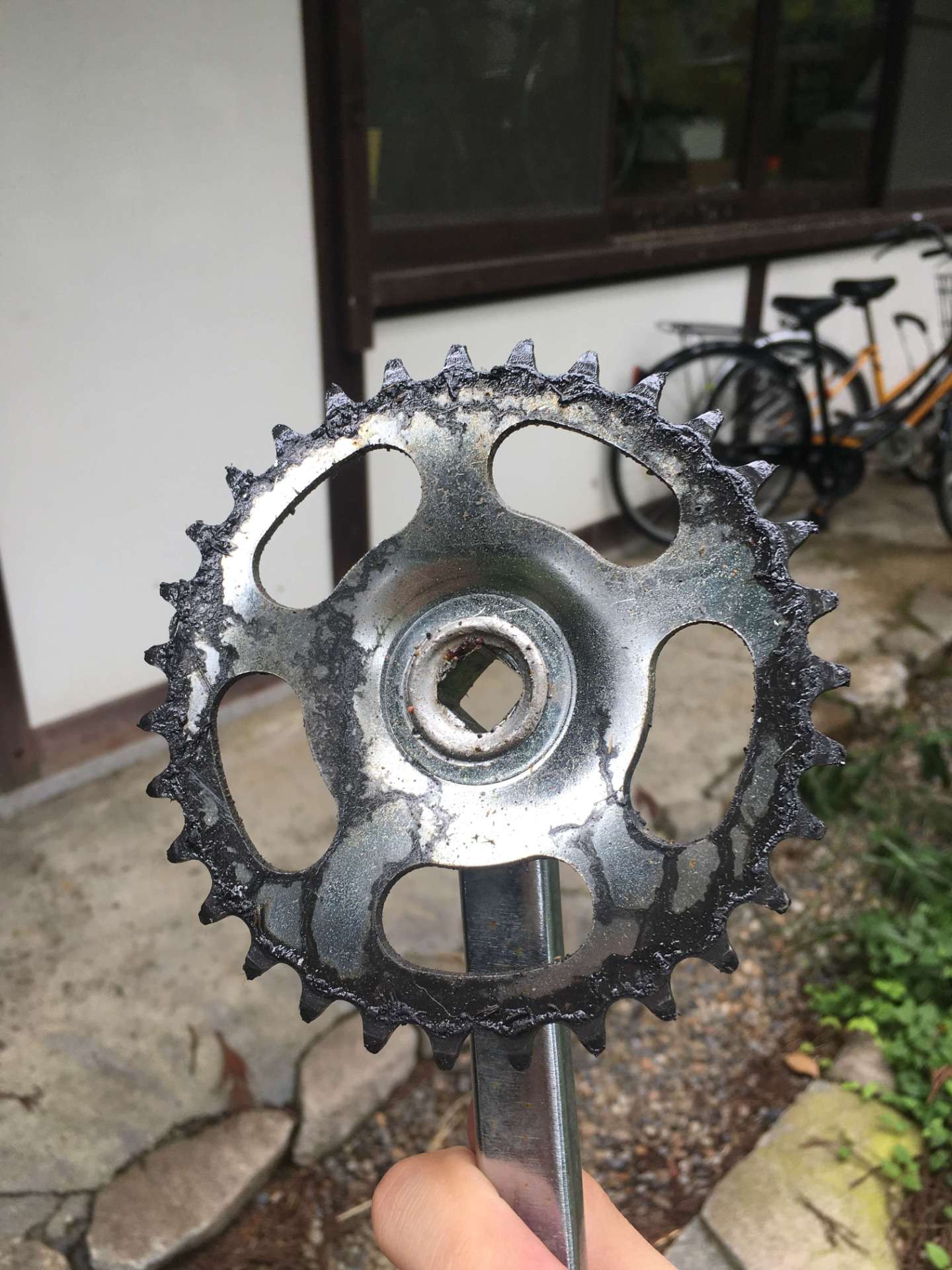 見えない部分までキレイにするよ！【京都　自転車　サイクルケア】