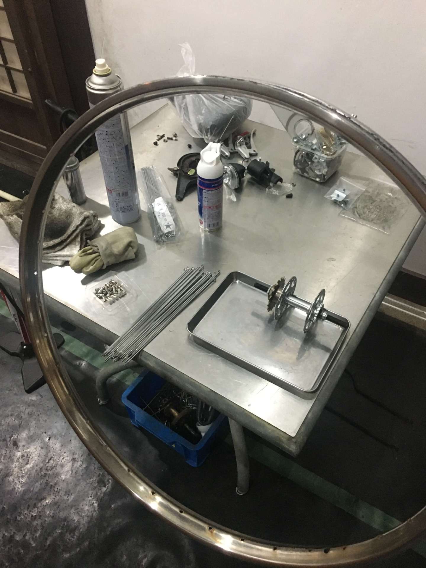 新聞屋さんの自転車の修理をさせていただきました！【京都　自転車　サイクルケア】