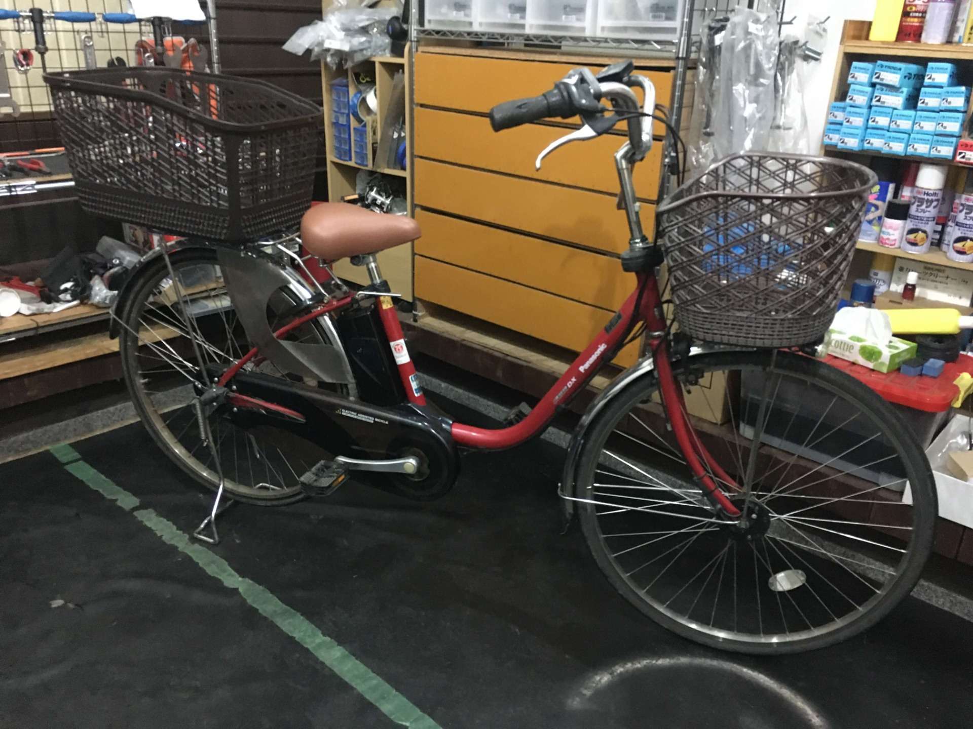 電動自転車の修理をさせていただきました！【京都　自転車　サイクルケア】