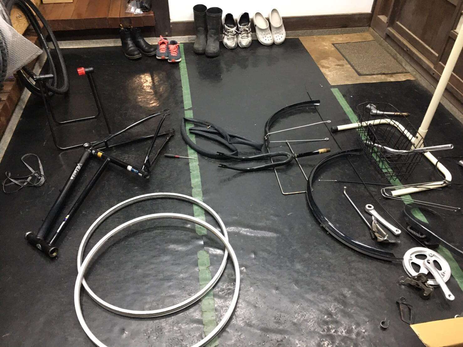 中古自転車は新車よりも快適！？中古自転車の整備をお見せします！【京都　自転車　サイクルケア】